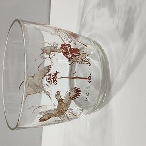Vintage MCM Libby Game Bird Hunter Ice Bucket